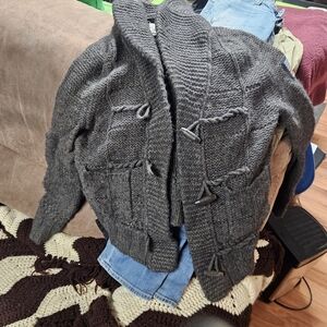 True Religion Dark Gray Knit Sweater